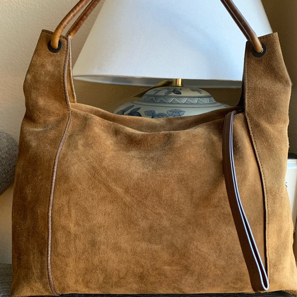 Gucci Brown Suede Structured Hobo Bag - Picture 3 of 14